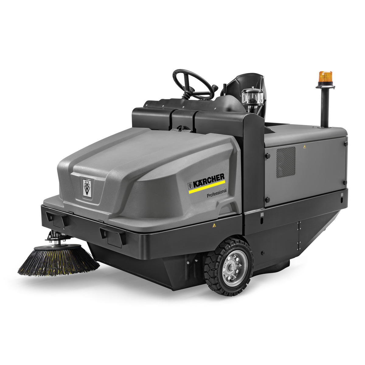 Karcher KM 120/250 R D Classic Diesel Engine Powered Ride-on Vacuum Sweeper
